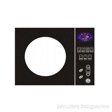 Processed glass for oven microwave machine
